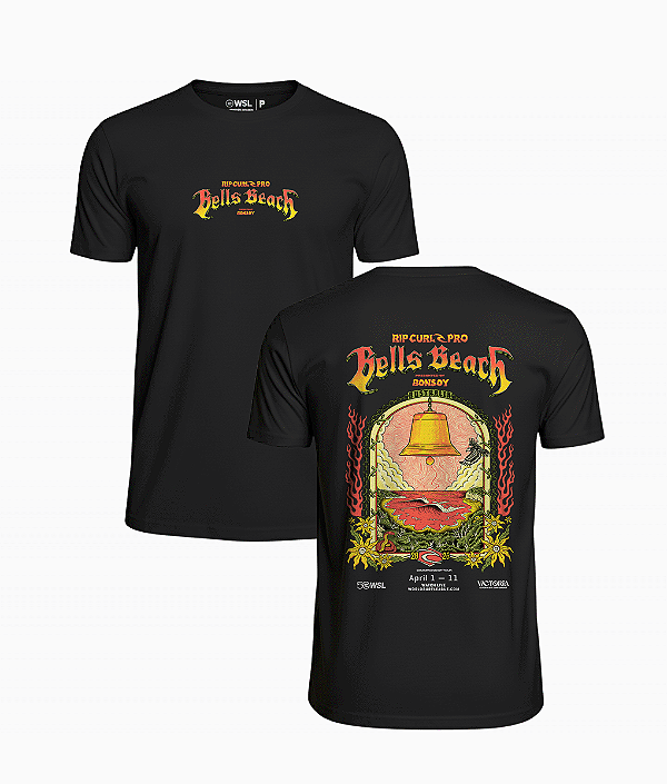 T-Shirt WSL Poster Bells Beach Pro Australia