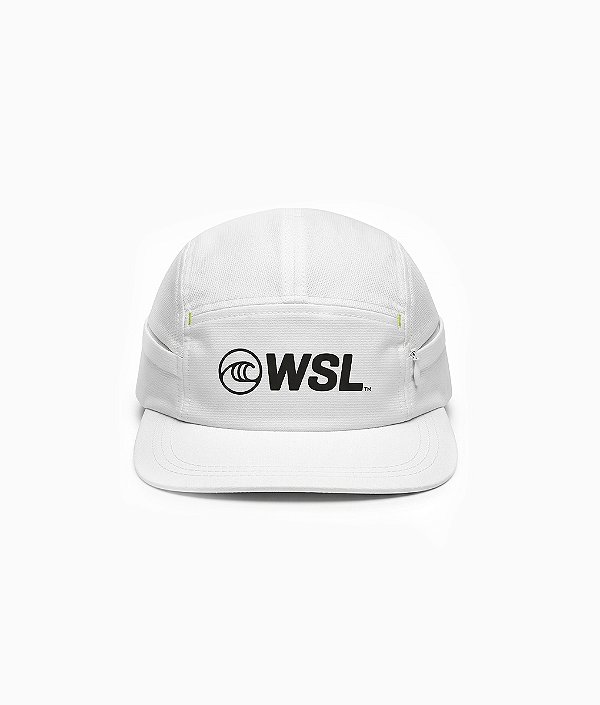 Boné WSL 5-Panels Branco com Bolsos
