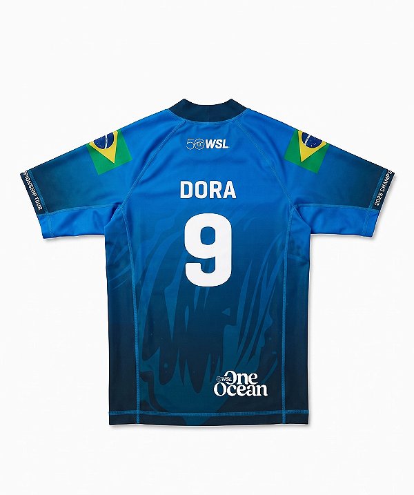 Camisa Lycra WSL Yago Dora Azul