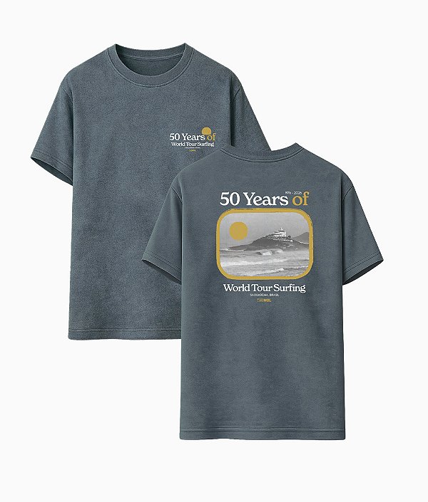 Camiseta WSL 50 Anos Vintage Azul