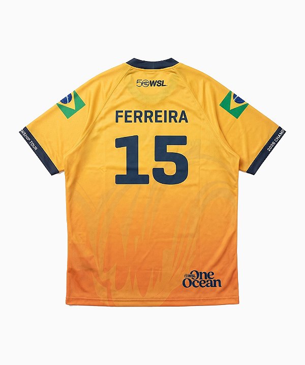 Camisa Jersey WSL Italo Ferreira 15 Amarela