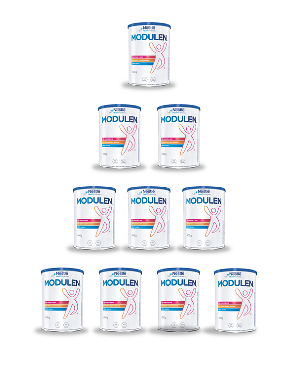 10 Latas Modulen 400g