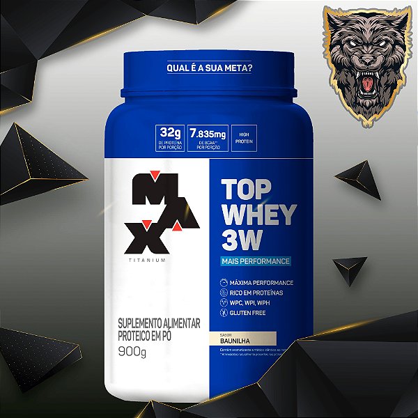 TOP WHEY 3W + PERFORMANCE - 900G