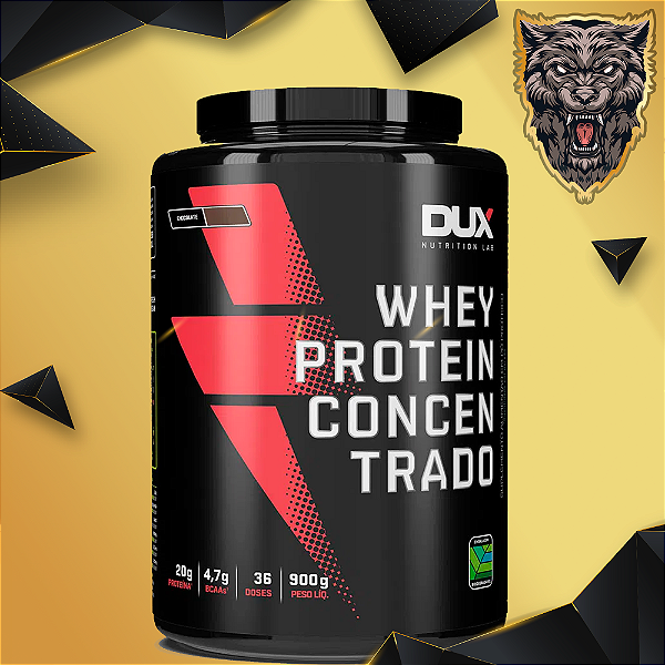 WHEY PROTEIN CONCENTRADO - POTE 900G -  DUX