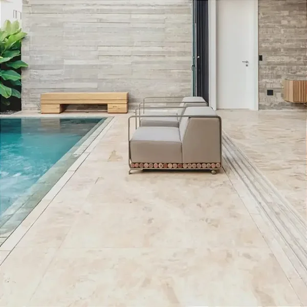 Piso Travertino Levigado 80x80