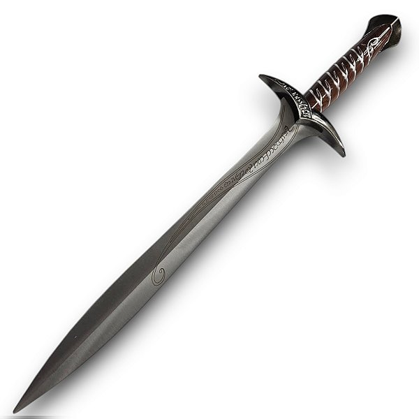 Espada Decorativa Ferroada Sting Senhor Dos Anéis Hobbit Frodo/Bilbo Em Aço