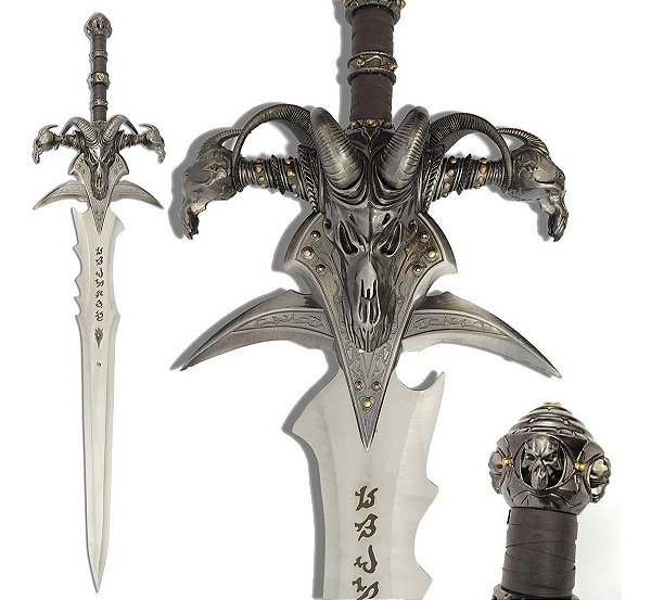 Espada Frostmourne World Of Warcraft Sword Filme Jogo Cosplay - Tenda  Medieval
