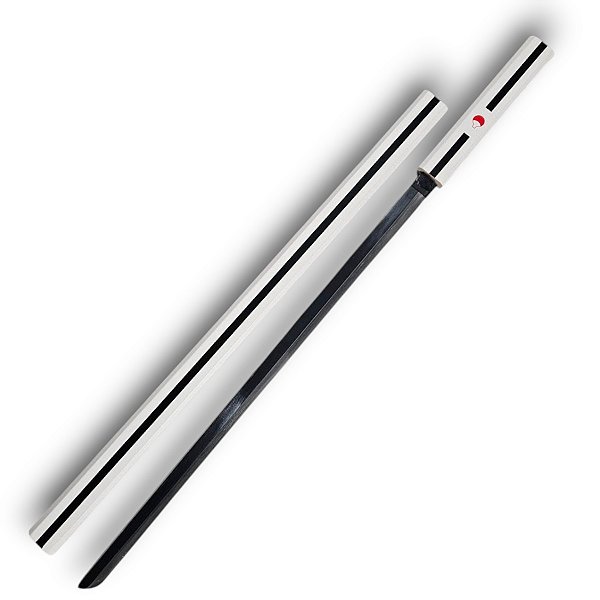 Espada Katana Sasuke Uchiha Naruto Branca Em Aço