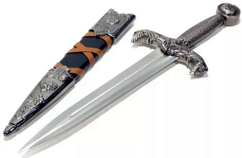 Espada Adaga Medieval 50cm Ordem Templaria Cruzadas