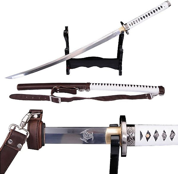 Katana Fulltang Aço Carbono 1045 The Walking Dead