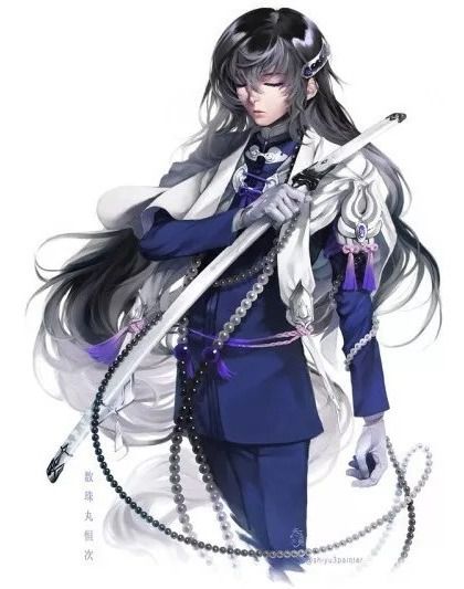 Espada Katana Touken Ranbu Juzumaru Tsunetsugu Cosplay