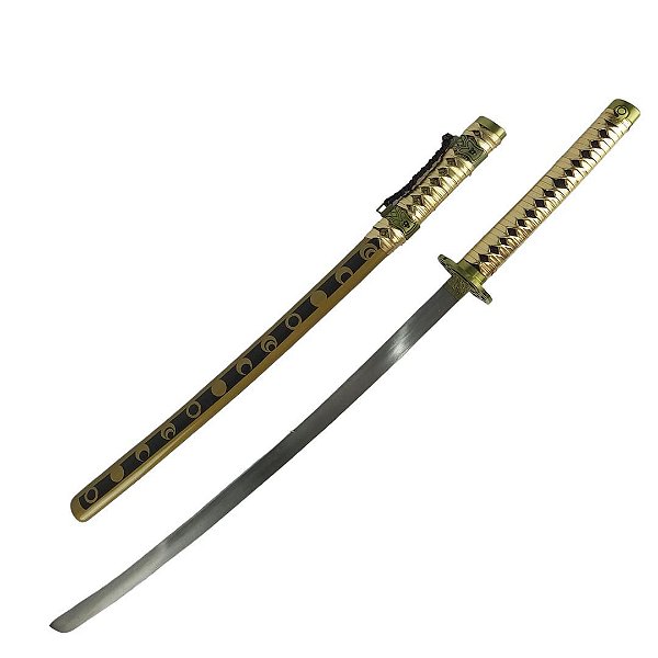 Espada Katana Dourada Rakudai Kishi no Cavalry Mikazuki Munechika - Tenda  Medieval