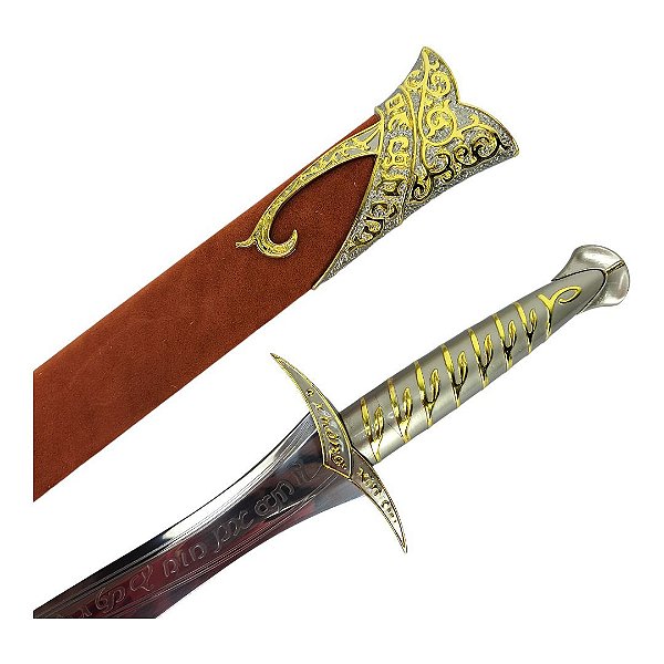 Espada Ferroada Bilbo Bolseiro Senhor dos Anéis Hobbit Em Aço