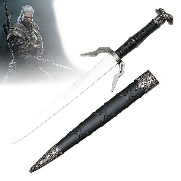 Adaga Geralt de Rivia The Witcher Prata