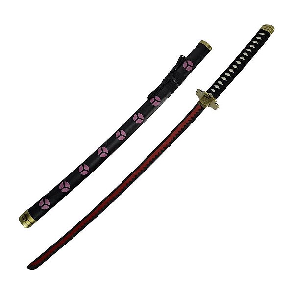 Espada Katana Roronoa Zoro Geek Cosplay Lâmina  One Piece