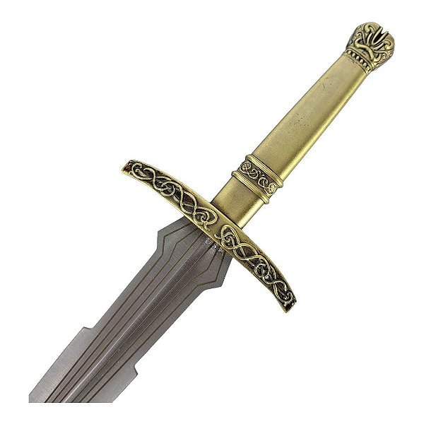 Adaga Loki Netflix Punhal Medieval c/Bainha de couro