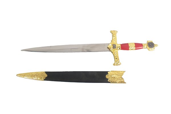 Adaga Dourada Rei Davi Salomão Medieval