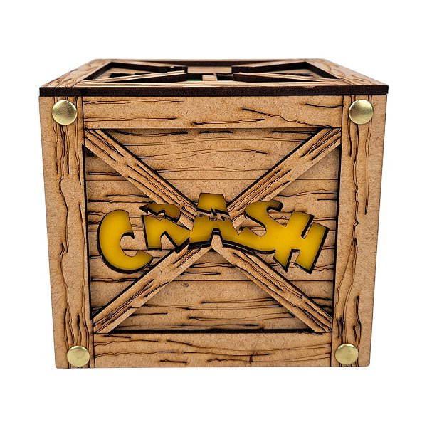 Luminária Caixote Crash Bandicoot