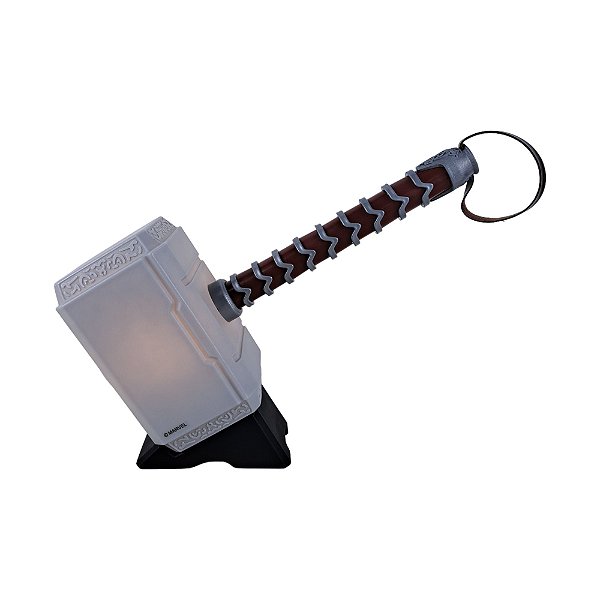 Luminária Mjolnir Abajur de Mesa Martelo do Thor