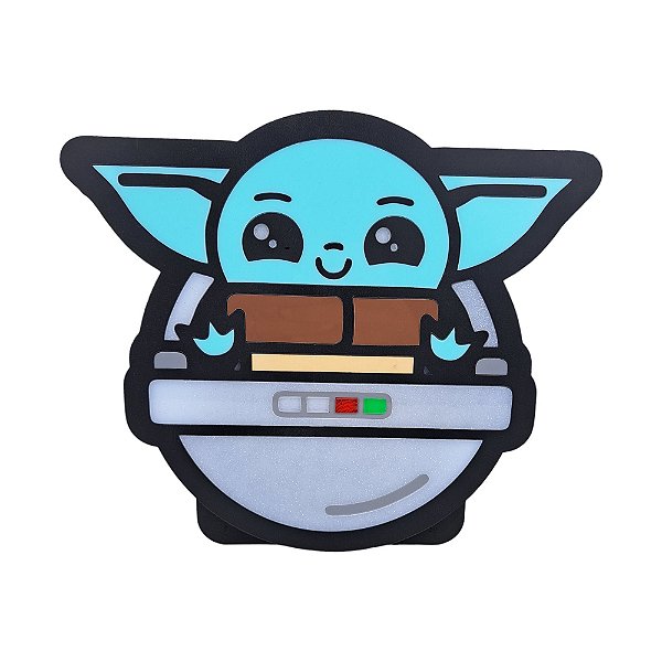 Luminária Star Wars Abajur de Mesa Baby Yoda Grogu