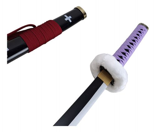 Katana One Piece Kikoku Law Lâmina Bambu Cosplay