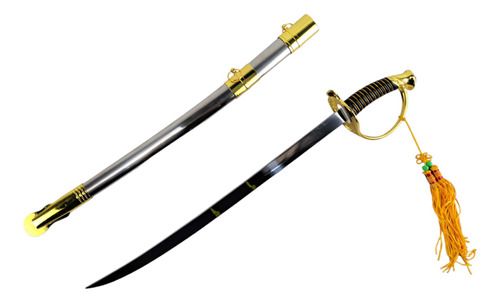 Espada Sabre Cerimonial Marinha Infantaria Em Aço