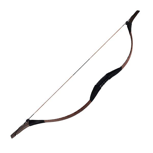 Arco e Flecha Mongol Funcional 16lbs Marrom Recurvo