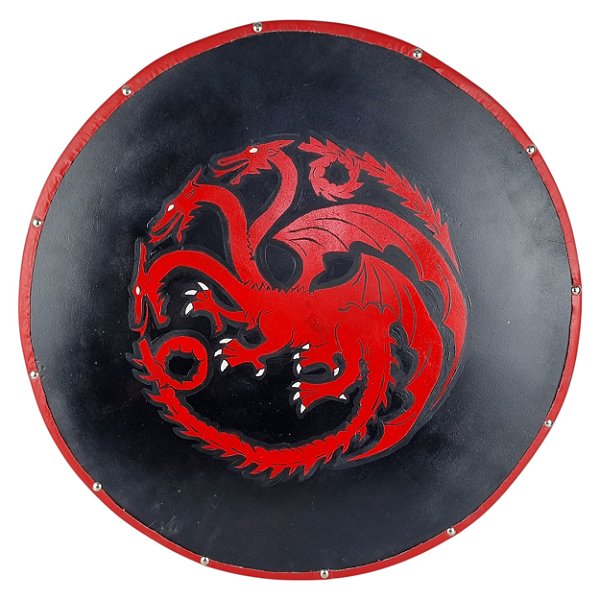 Escudo Targaryen Game of Thrones Artesanal Decoração Cosplay