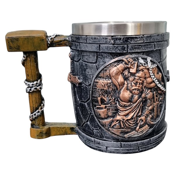 Caneca Medieval Ferreiro Hefesto 400ml