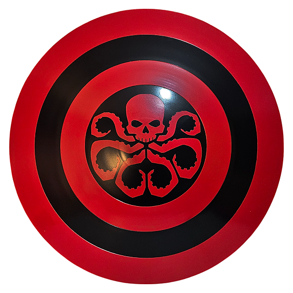 Escudo Hydra Capitão América Colecionável Em Aço
