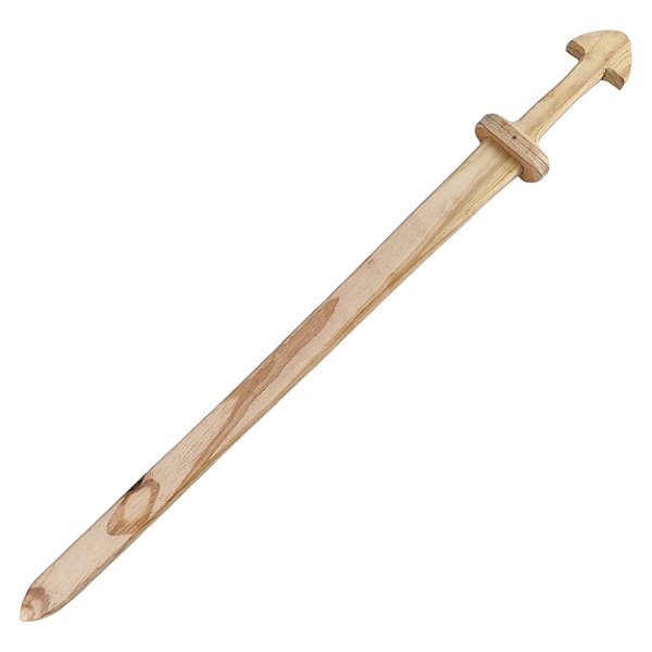 Espada Viking de Madeira Cumaru Para Treino Artes Marciais 80cm