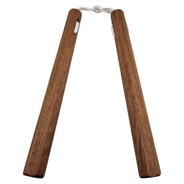 Nunchaku De Madeira Com Corda Para Treino Kung Fu E Karate 35cm