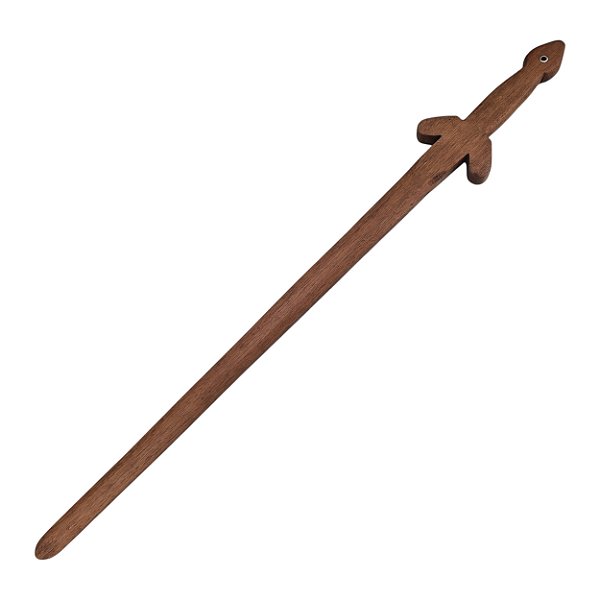 Espada Tai Chi Reta De Madeira 91cm