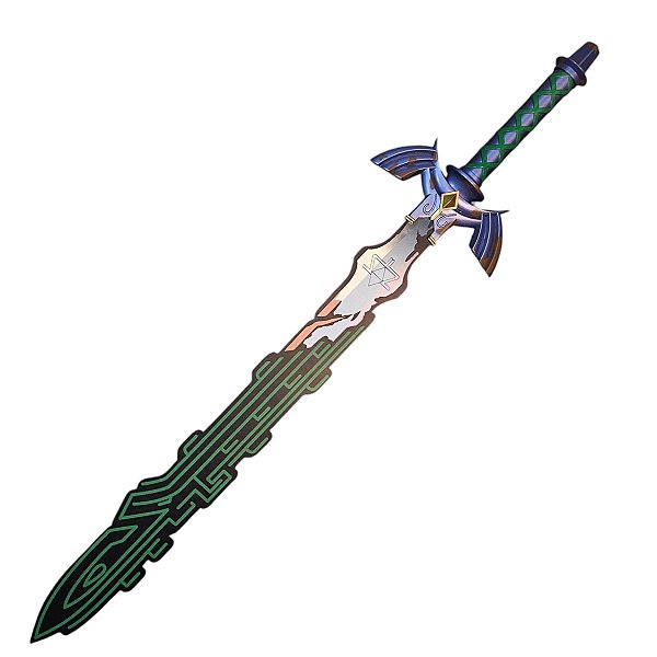 Espada Zelda Master Sword Of The Kingdom Decorativa Em Aço