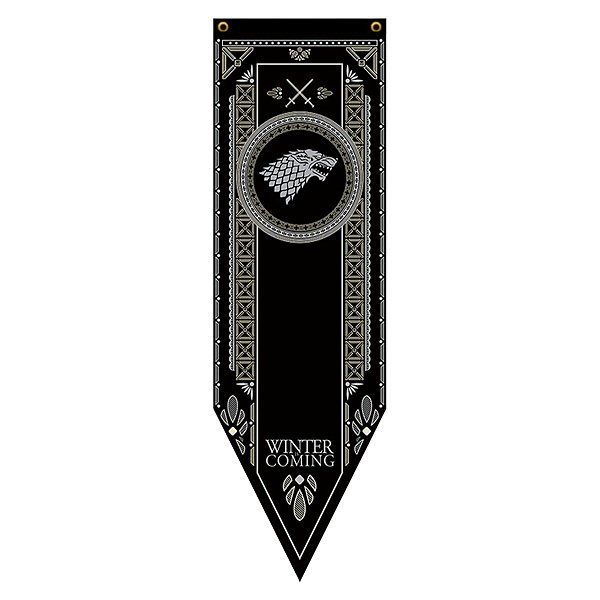 Bandeira Flâmula Casa Stark Game Of Thrones