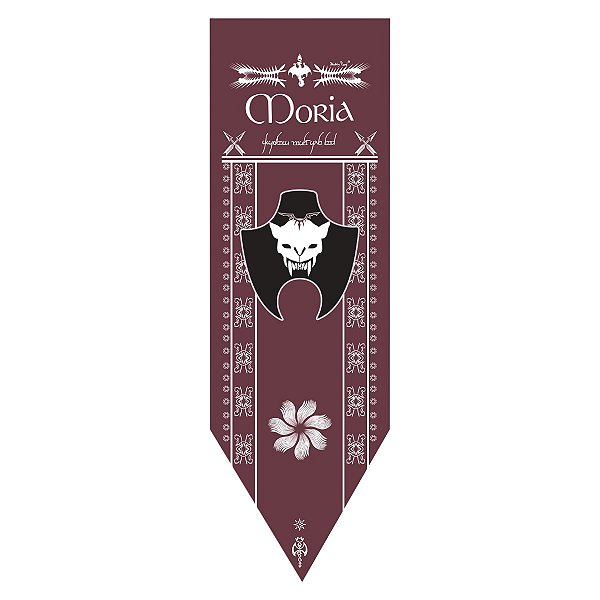 Bandeira Flâmula Moria - O Senhor Dos Anéis