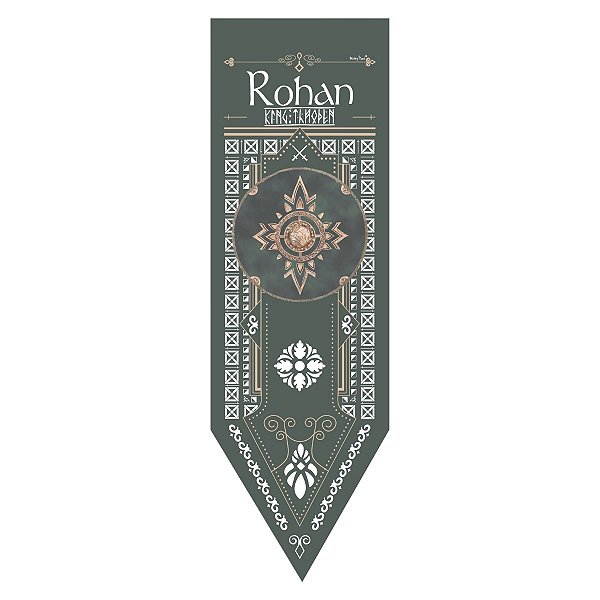 Bandeira Flâmula Rohan - O Senhor Dos Anéis