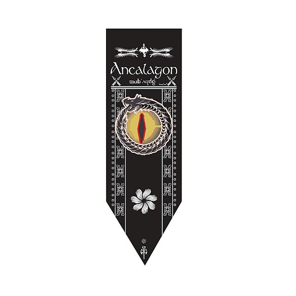 Bandeira Flâmula Ancalagon - O Senhor Dos Anéis