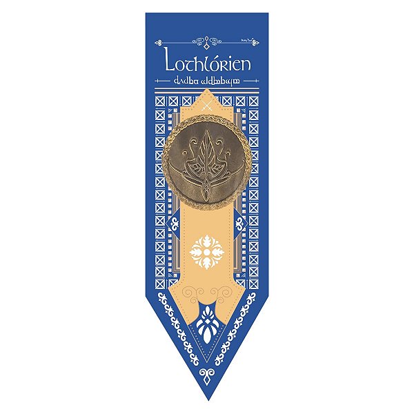 Bandeira Flâmula Lothlórien - O Senhor Dos Anéis