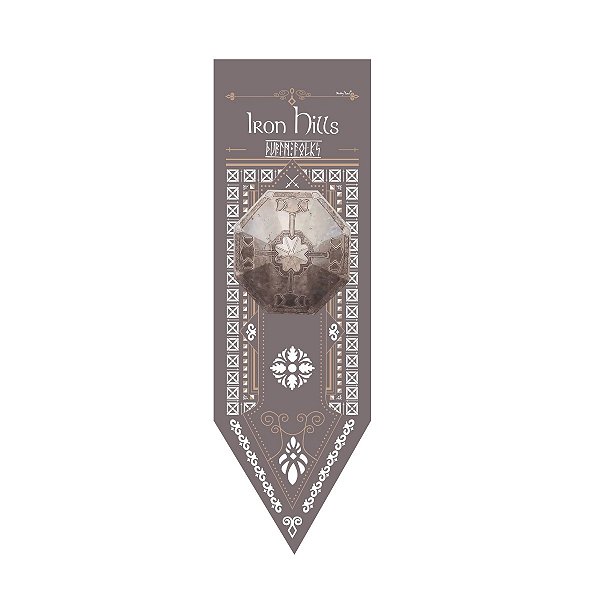 Bandeira Flâmula Iron Hills - O Senhor Dos Anéis