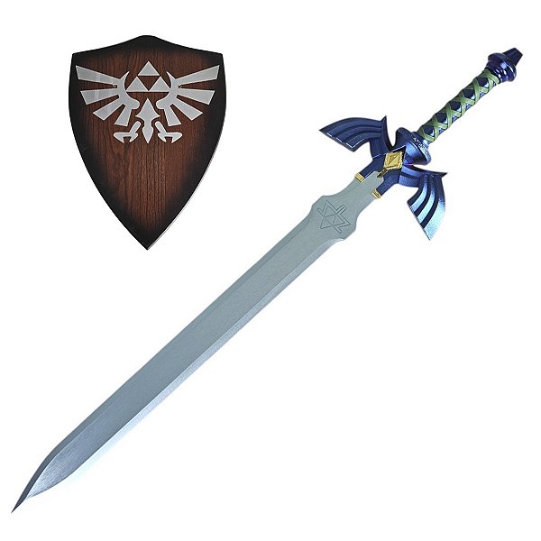 Espada Master Sword Zelda Botw em Aço - Edição Colecionador