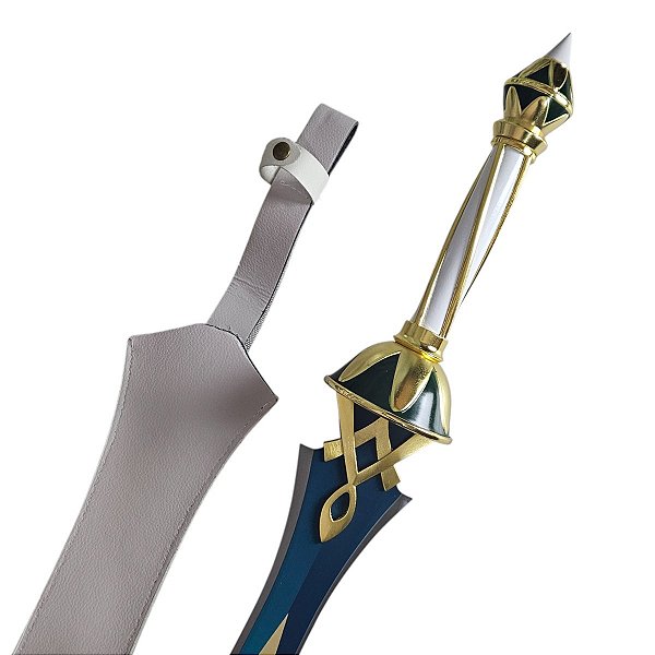 Espada Xiphos Moonlight Genshin Impact Em Aço