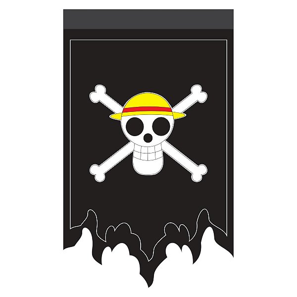 Bandeira Flâmula Luffy Chapéu De Palha - One Piece