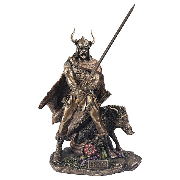 Estátua Deus Nórdico Freyr
