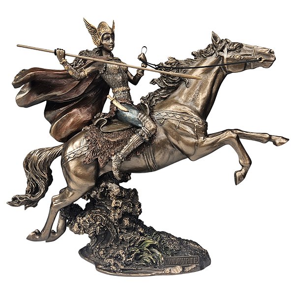 Estátua Valquíria Mitologia Nórdica