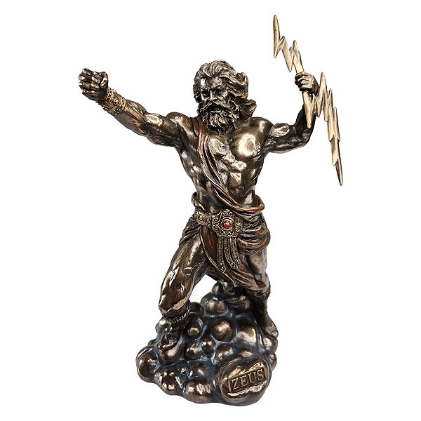 Estátua Zeus Deus Grego Da Mitologia
