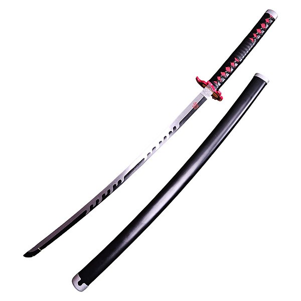 Espada Katana Tanjiro V2 Rengoku Demon Slayer Em Aço