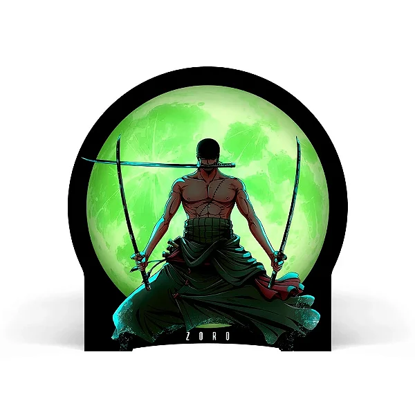 Luminária Em Mdf One Piece Roronoa Zoro