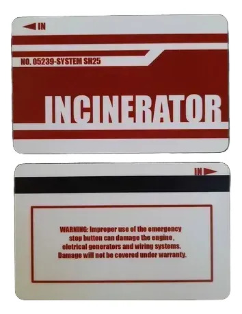Cartão de Acesso Keycard Vermelho Incinerator Resident Evil 0