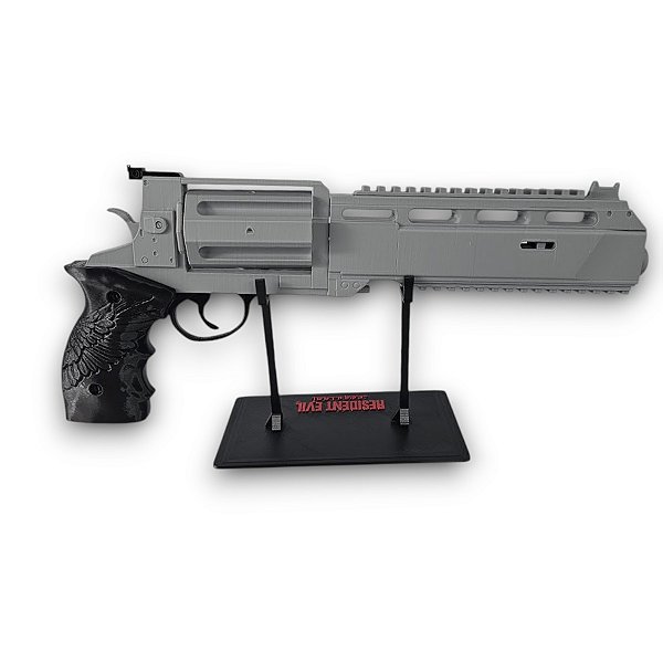 Revólver Requiem Magnum Leon Resident Evil Decorativo Impressão 3D